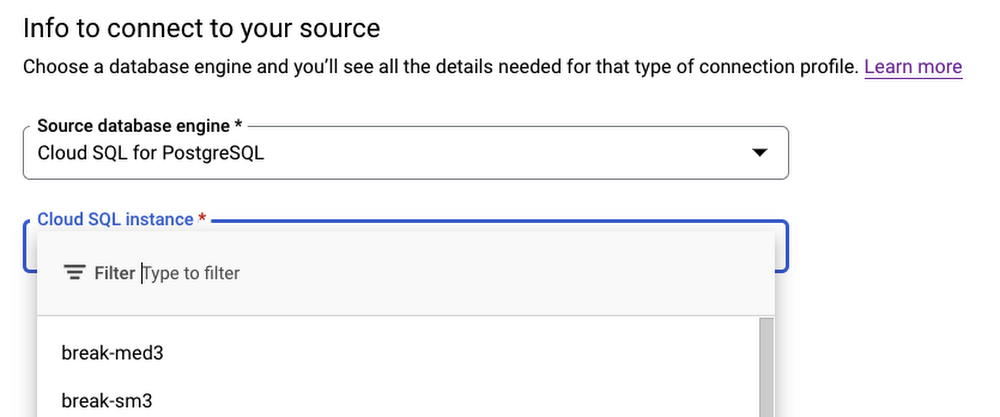 DMS Connection Profile UI