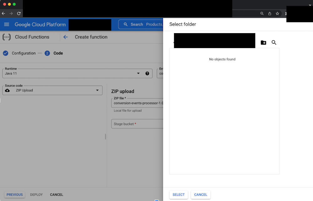 Cloud Function Folder