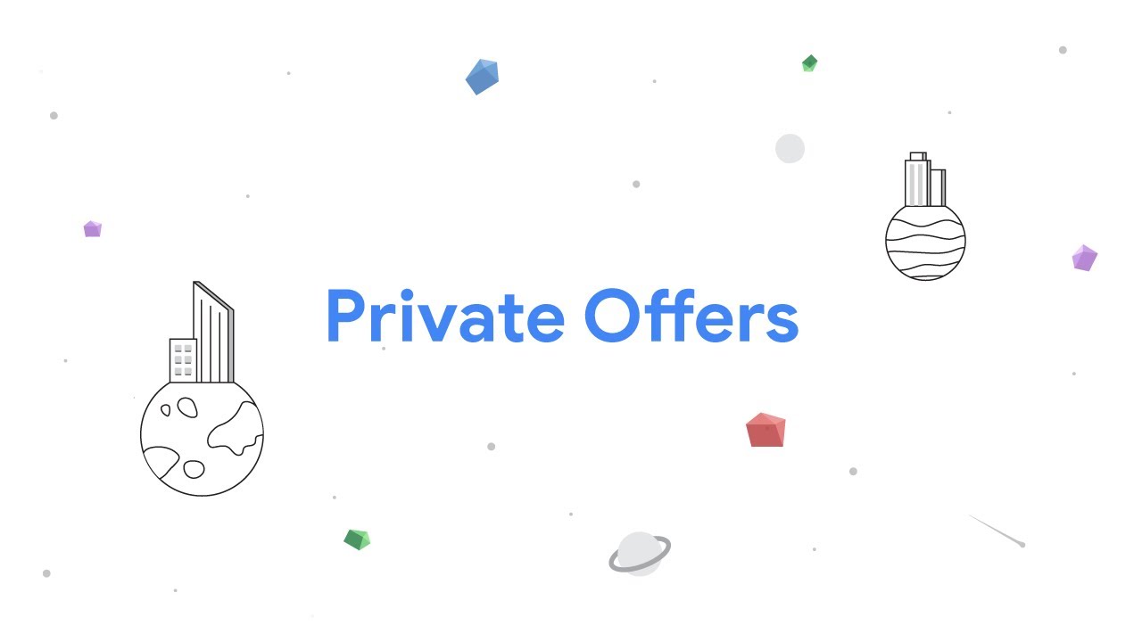 Learn more about the benefits of Private Offers in Google Cloud Marketplace in this 2-minute video overview