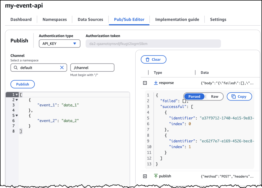Screenshot of the AWS Console